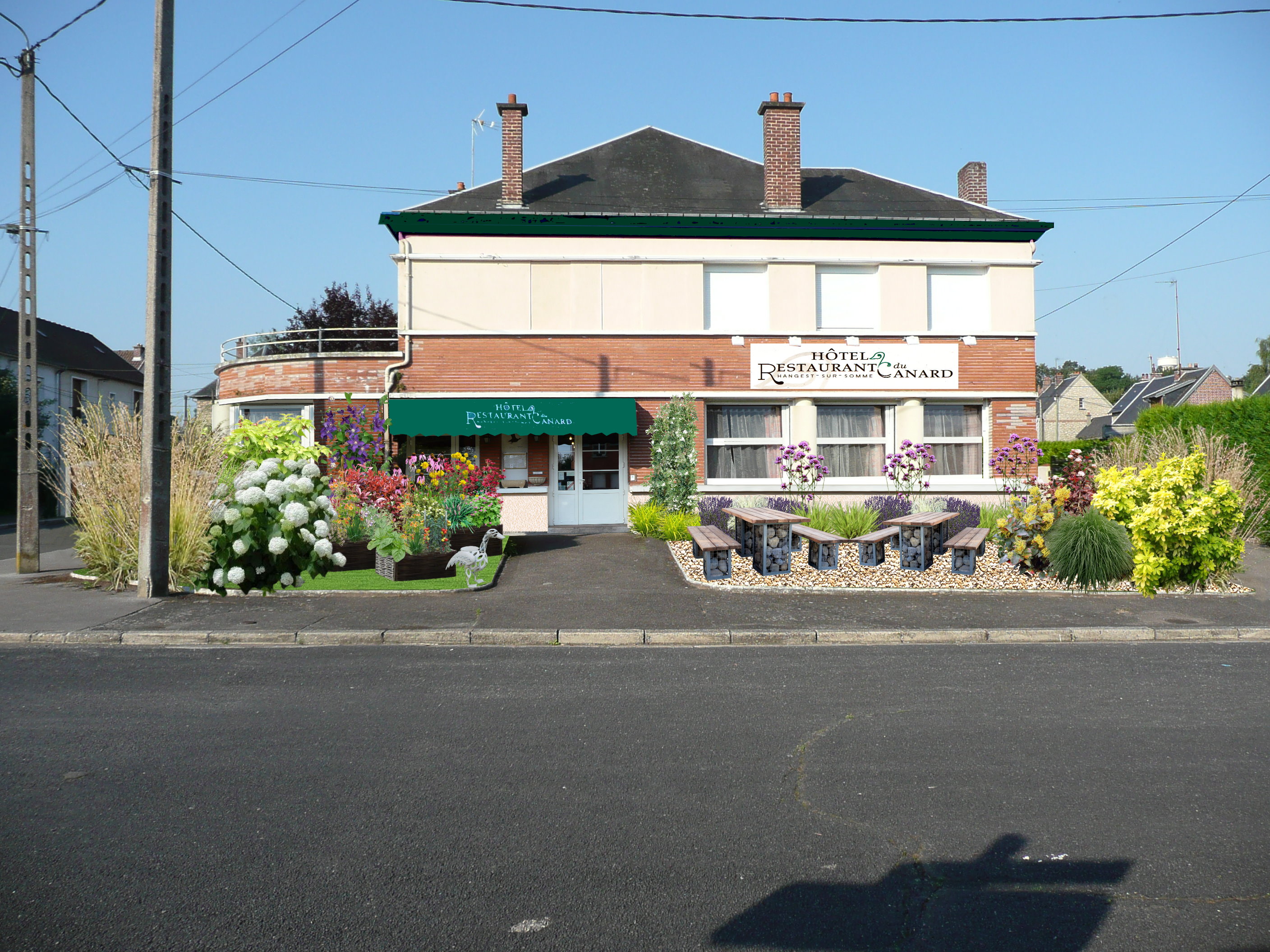 Jardin De Restaurant Café montréalais et beignes à québec! — jeff
frenette